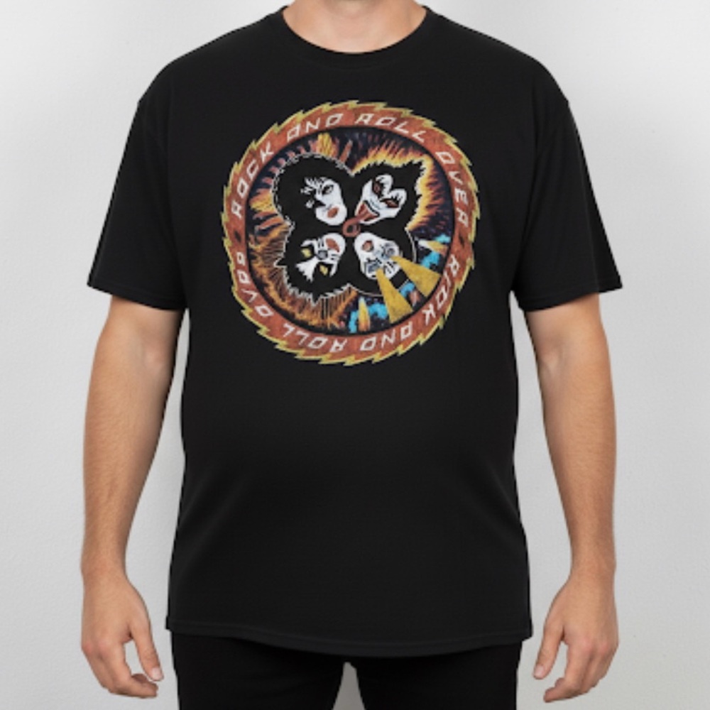 KISS Band T from the Album Rock and Roll Over 2XL